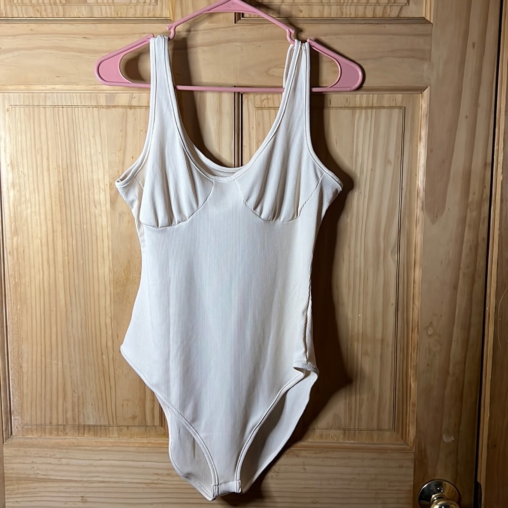 *LAST CHANCE! Donating 4/7* Cream Bodysuit
